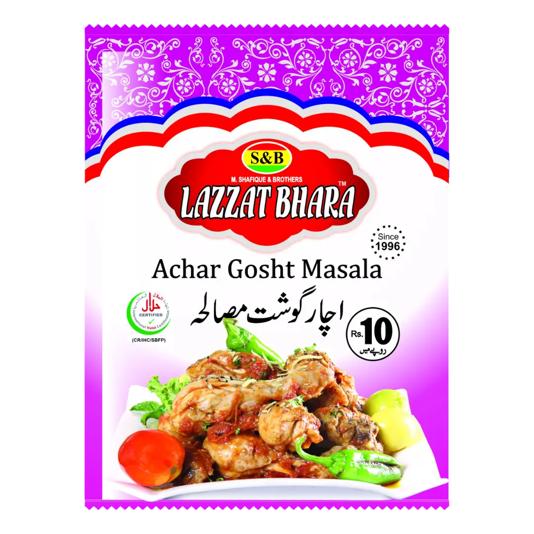 Lazzat Bhara Achaar Gosht Masala Rs. 10 Sachet
