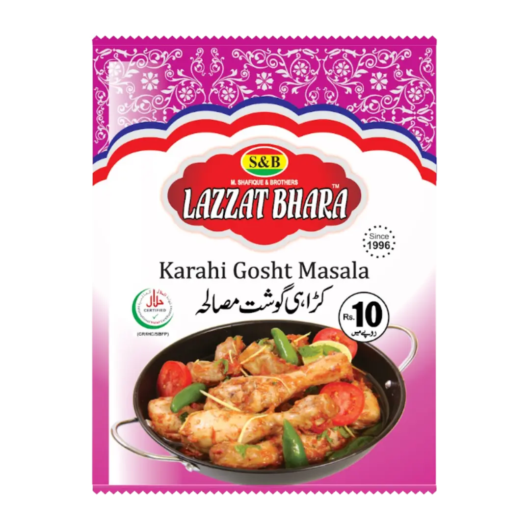 Lazzat Bhara Karahi Gosht Masala Rs. 10 Sachet